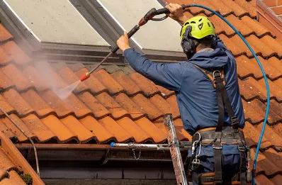 Démoussage et hydrofuge de toiture à Villebret